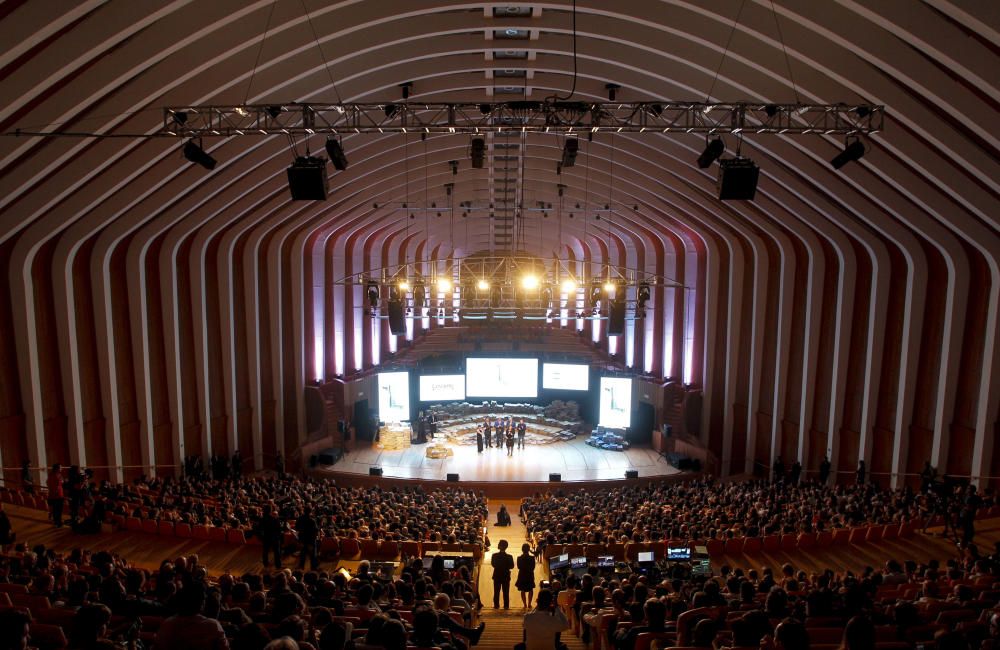 La sala Auditorio albergó la gala de entrega de los premios