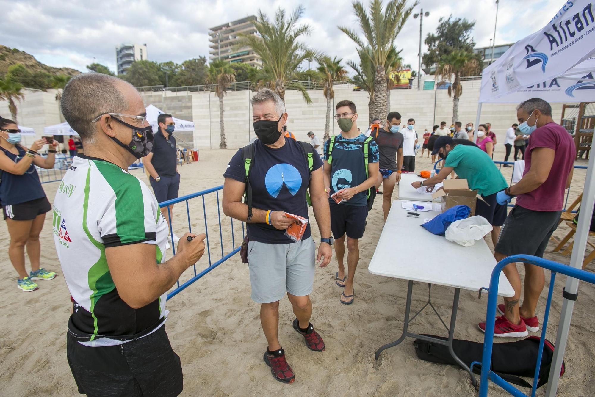 Meca y Crivillés inauguran en Alicante el canal de nado más largo de España