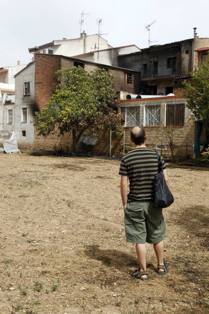 Imágenes del incendio en Alcañiz