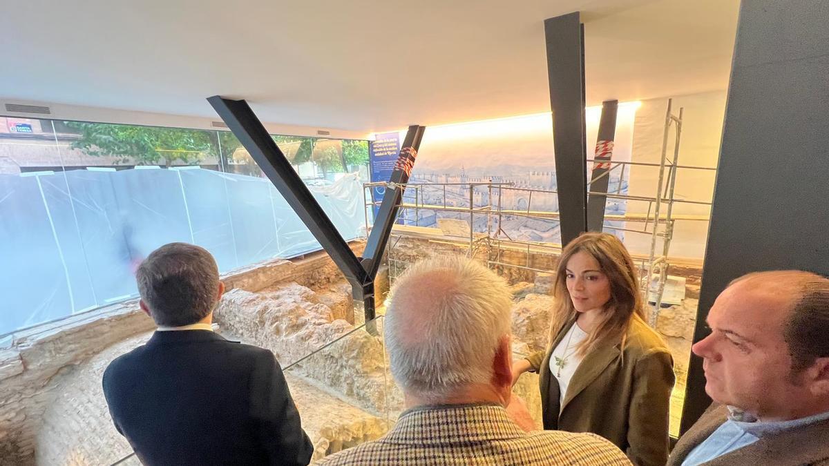 Las obras, días antes de su exposición al público.