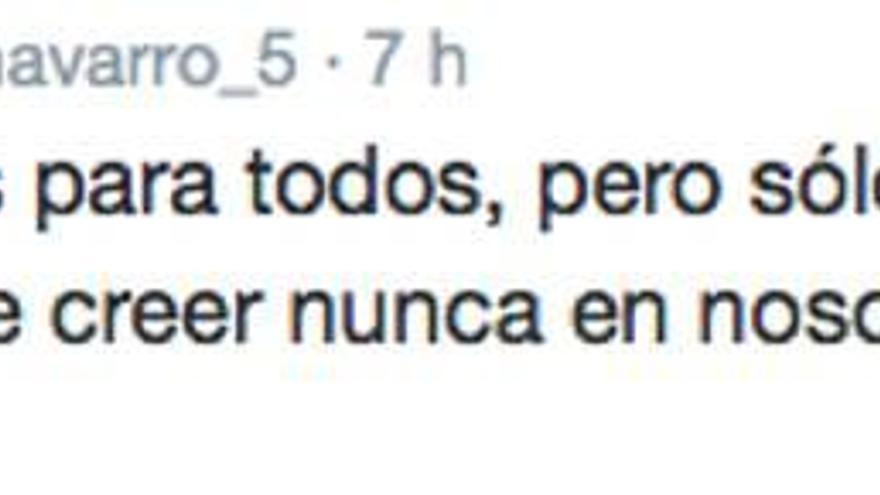 La plantilla expresa su tristeza y pide perdón a la afición en Twitter