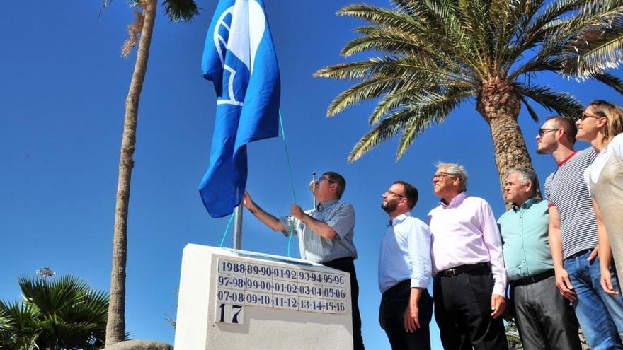 Playa del Inglés presume de bandera azul