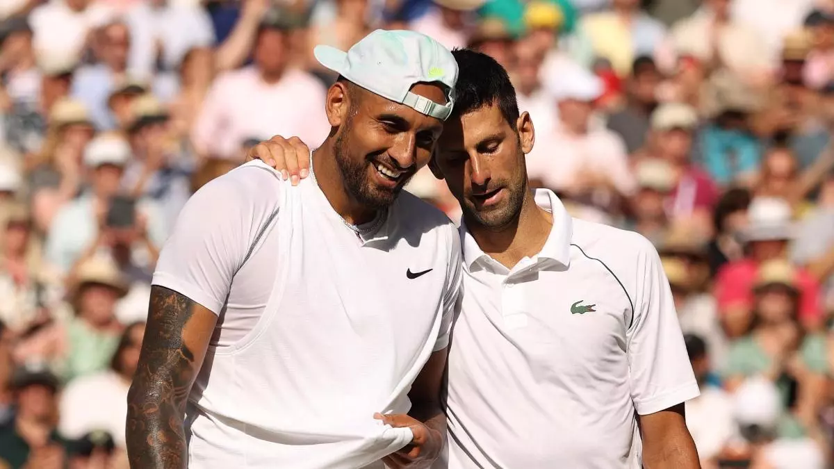 Kyrgios pone fecha límite a la carrera de Djokovic: "Si fuera yo fuera su esposa, me enfadaría muchísimo"