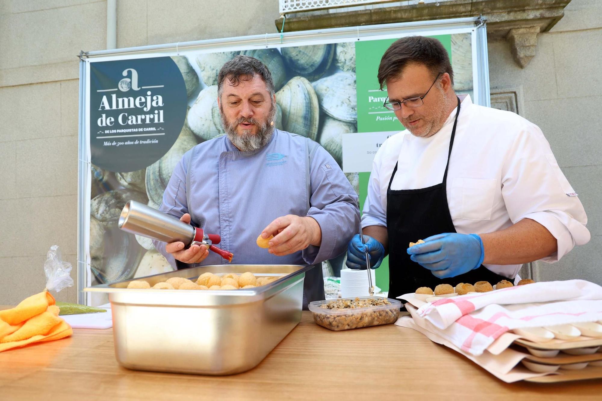 Un momento del XVII Capítulo da Orde da Ameixa de Carril.