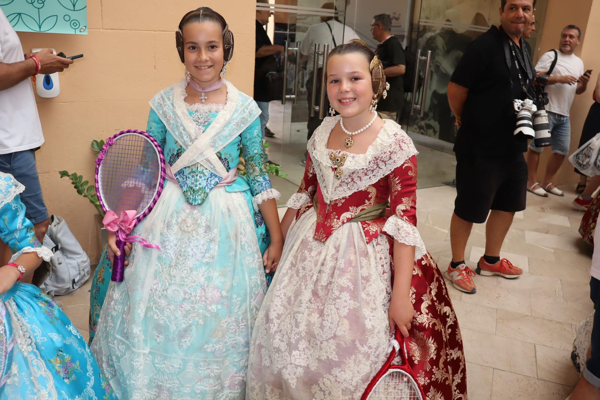 La Batalla de Flores de las candidatas a Falleras Mayores de València