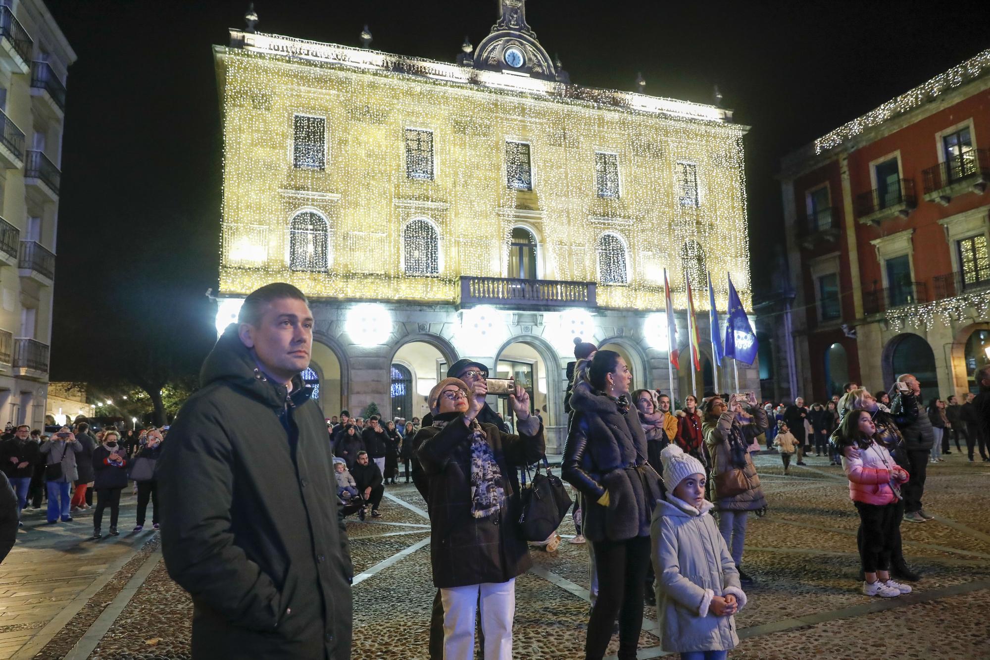 Luces de Navidad en Gijón