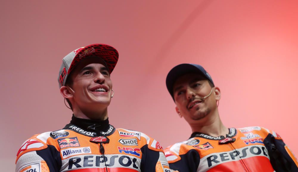 Las imágenes de la presentación del Repsol Honda.