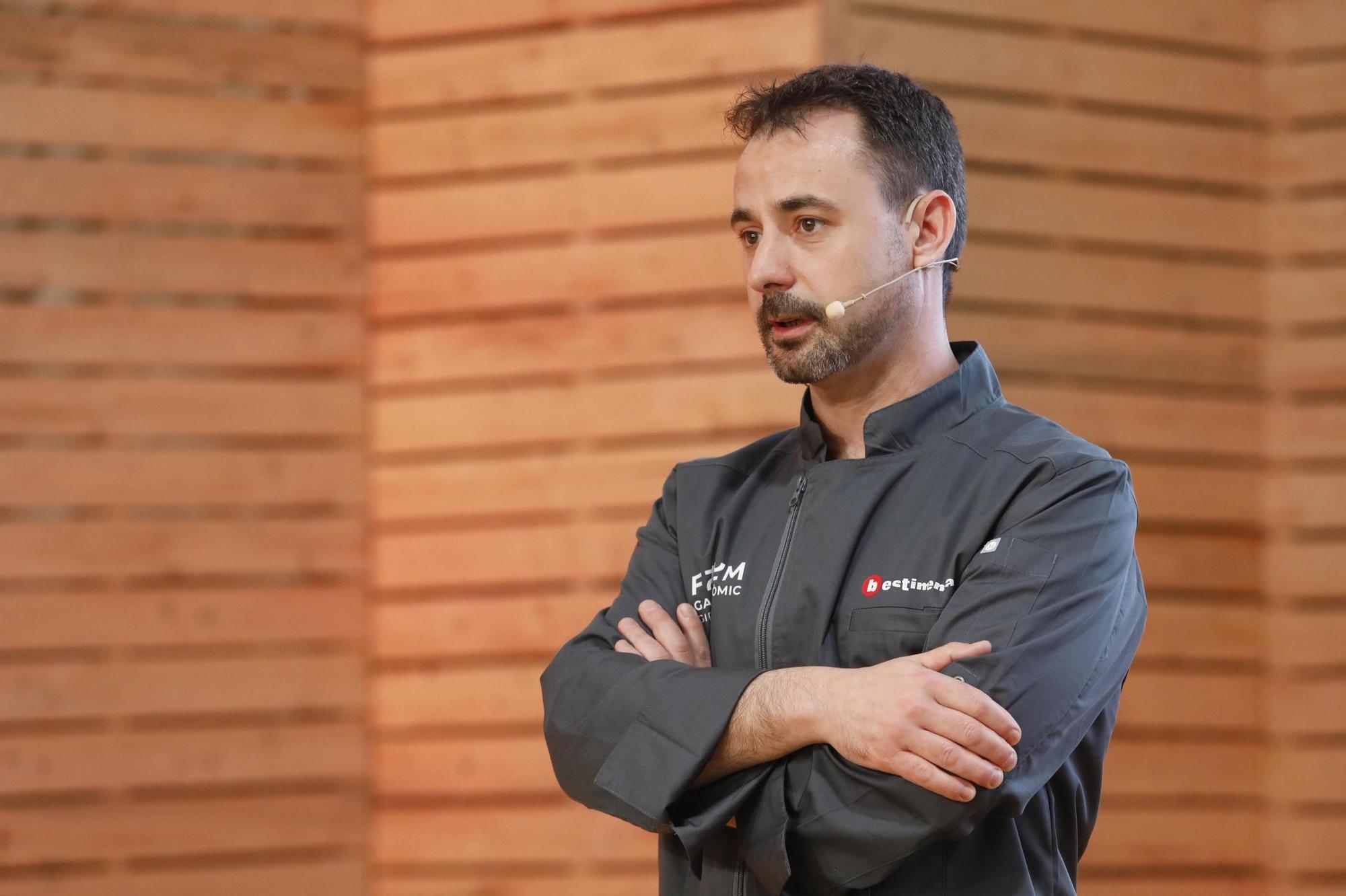 Showcooking d'Eduard Xatruch, del restaurant Disfrutar, al Fòrum Gastronòmic