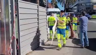 Limpieza del Barranco de La Ballena de forma preventiva por la borrasca Claudia