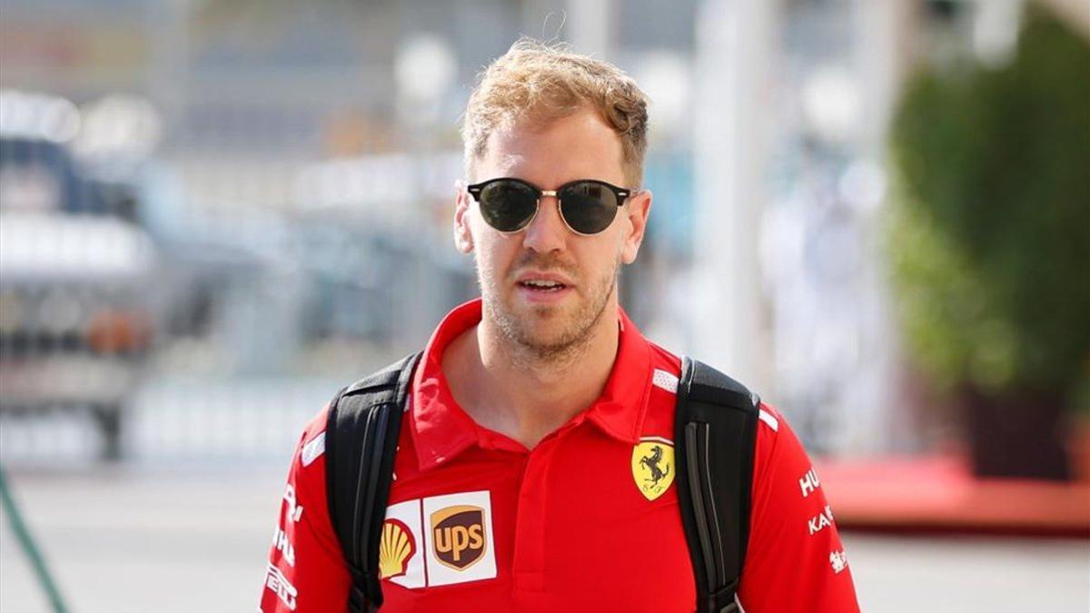 Vettel en el circuito de Yas Marina de Abu Dabi