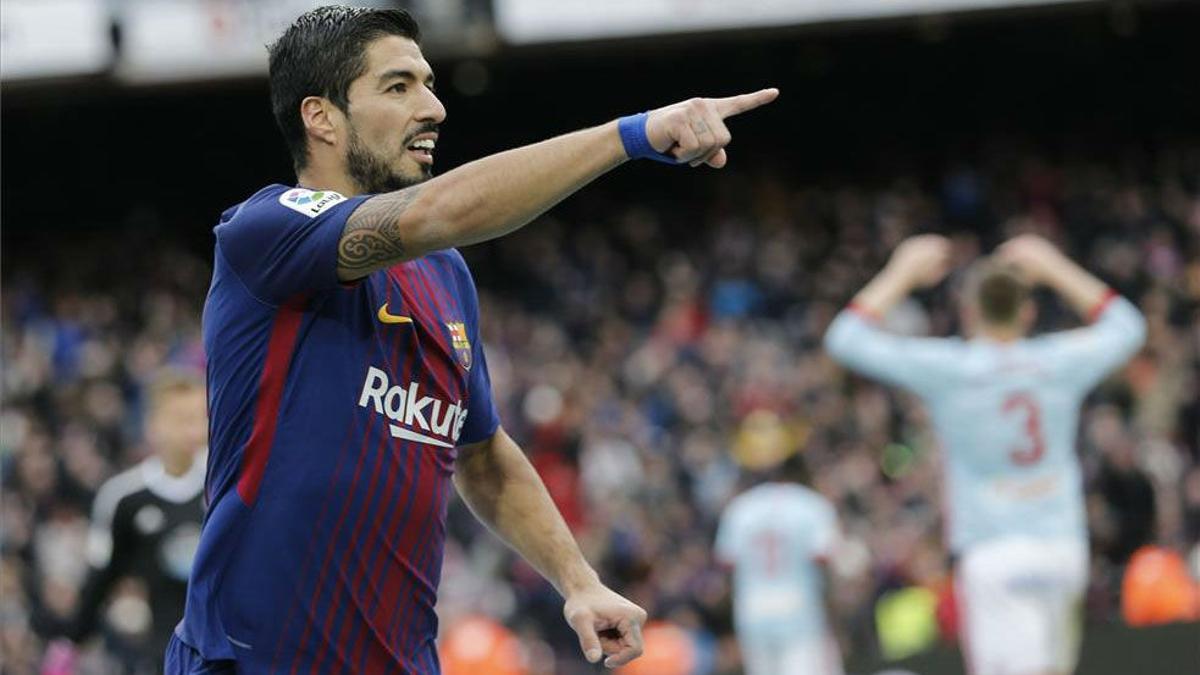LALIGA | FC Barcelona - Celta (2-2): El gol de Luis Suárez