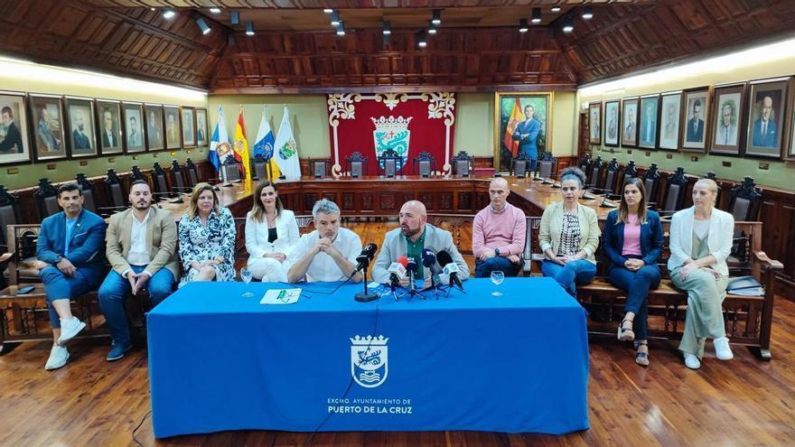 El Gobierno de Puerto de la Cruz reivindica su trabajo y la buena salud del pacto