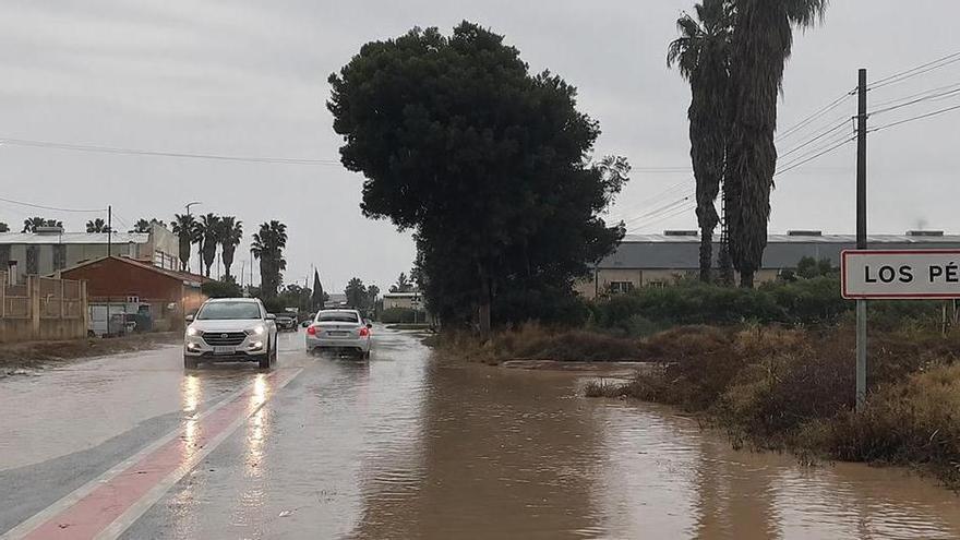 Así estaban los principales accesos a Los Montesinos tras la última tormenta de mayo