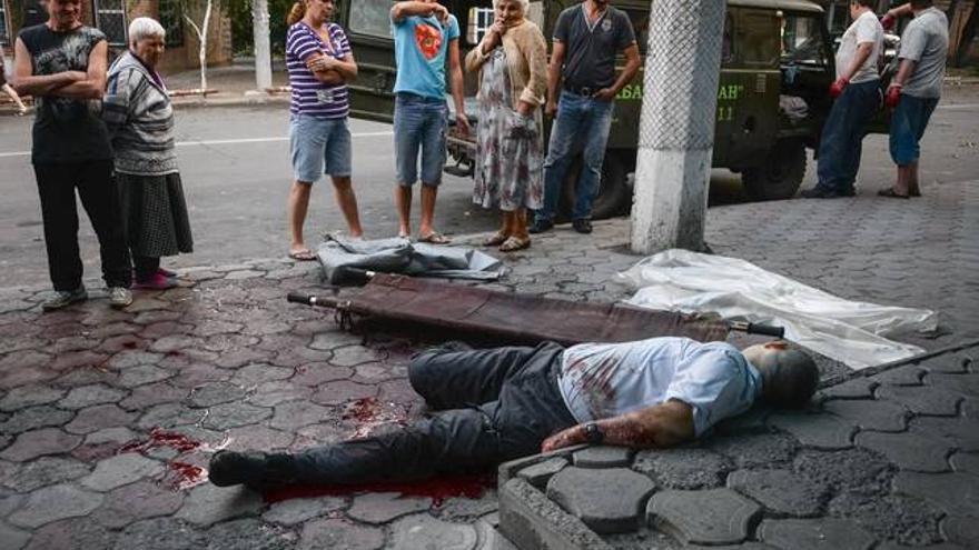 Al menos 15 civiles han muerto en las últimas 24 horas en la ciudad de Donetsk
