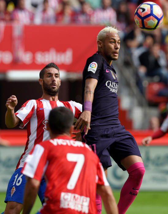 Partido Sporting de Gijón - F. C. Barcelona