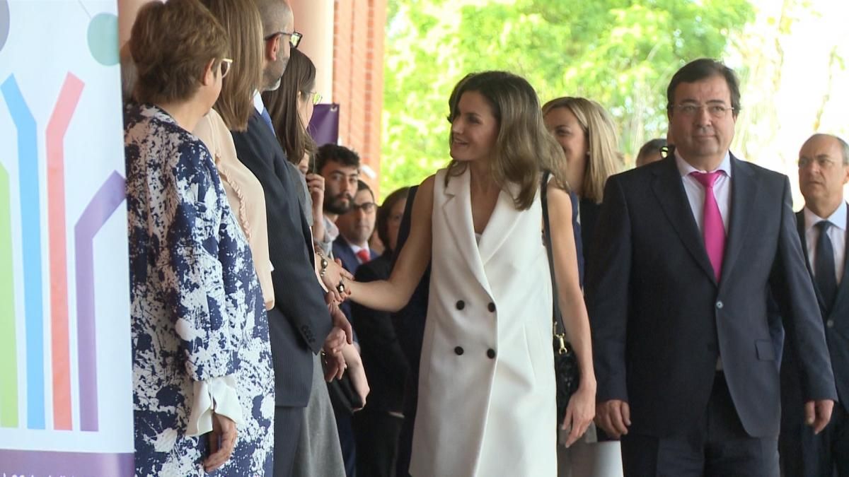 Visita de la reina doña Letizia a Villanuena de la Serena