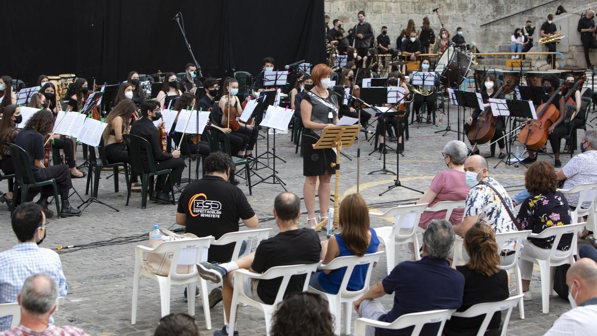 Concierto en la plaza Mayor