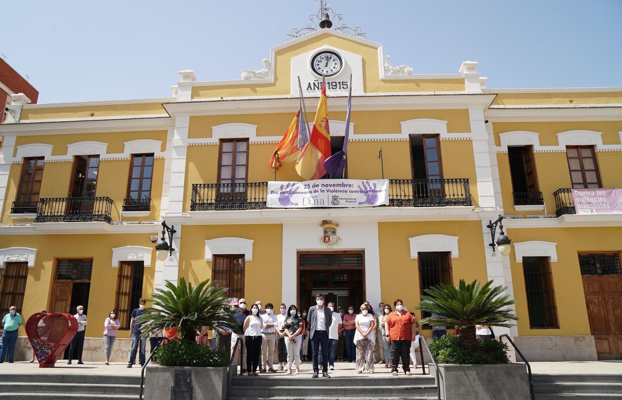 Silencio en l'Horta contra la violencia machista