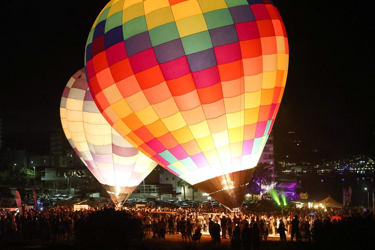 Todas las imágenes del festival de globos aerostáticos en Ibiza