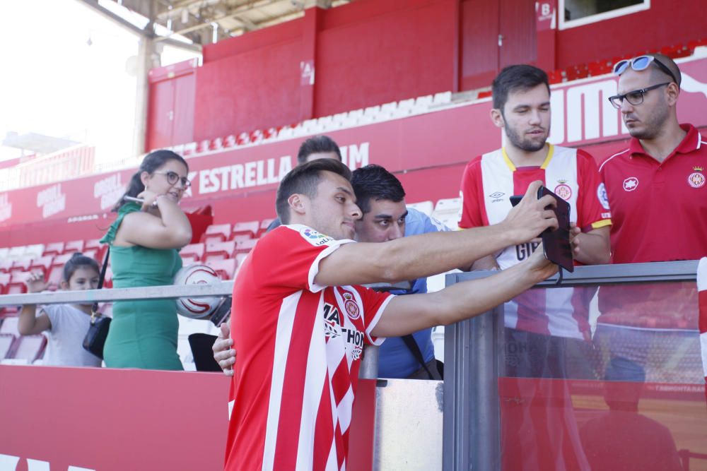 Presentació a Montilivi d''Asier Riesgo i Brian Oliván