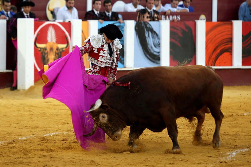 Corrida de toros en la plaza de La Malagueta