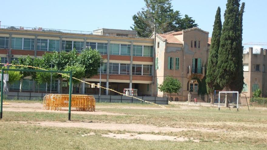 Escola Llissach de Santpedor en una imatge d&#039;arxiu