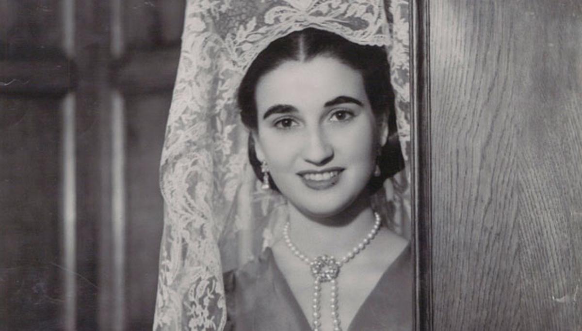 Carmen Franco, hija del general y dictador español Francisco Franco.