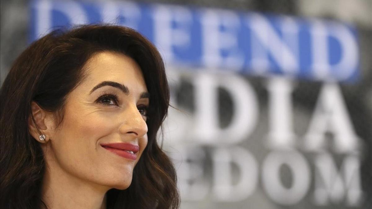 La abogada Amal Clooney.