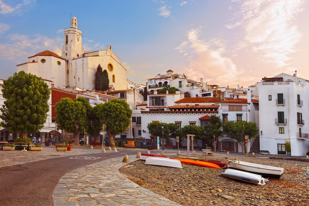 La iglesia de Santa María en Cadaqués