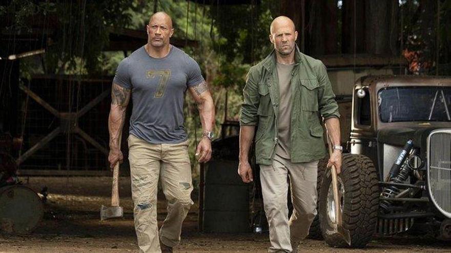 Dwyane Johnson y Jason Statham: machos alfa del cine de acción