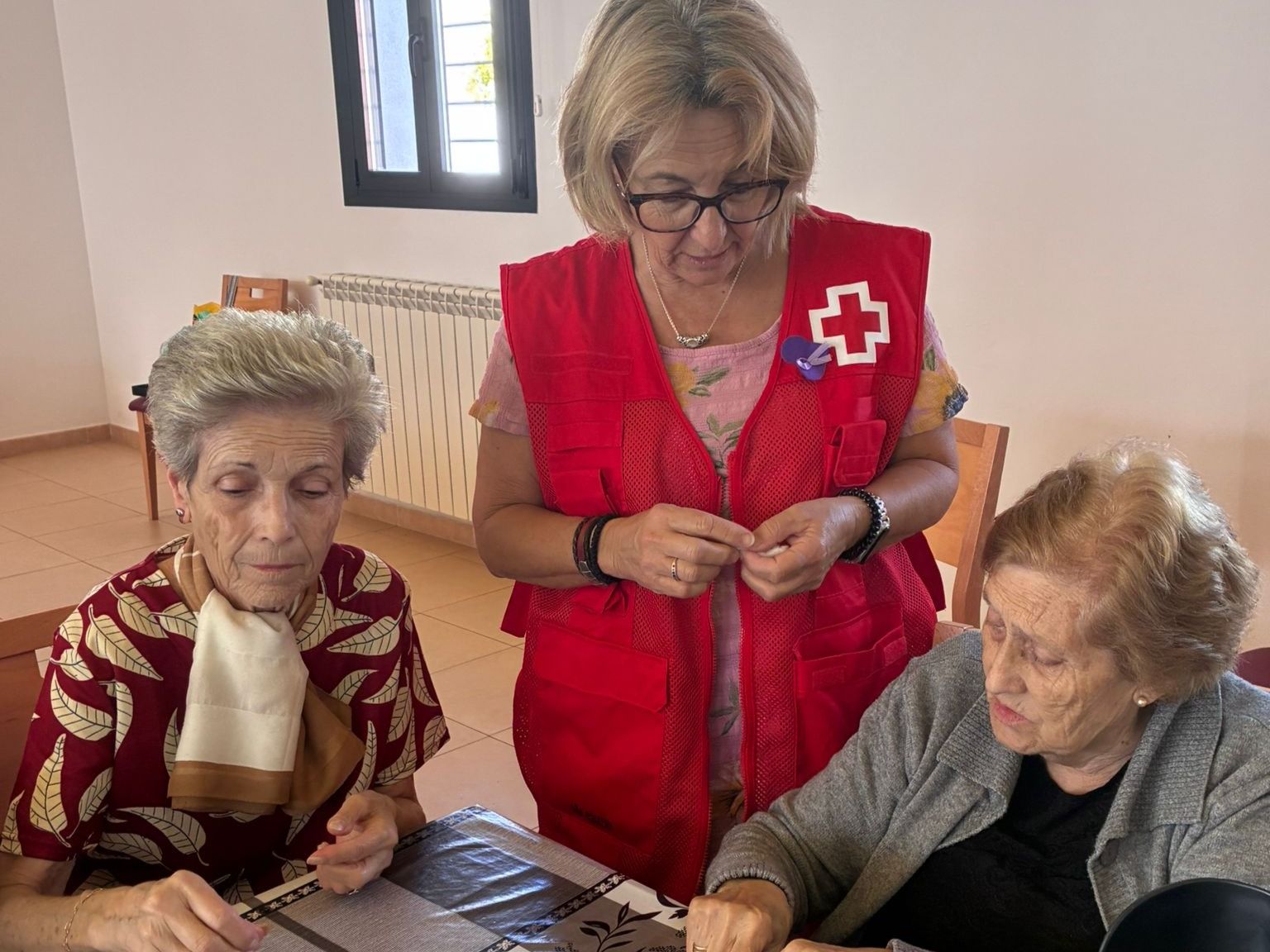 Actividad de acompañamiento a personas mayores