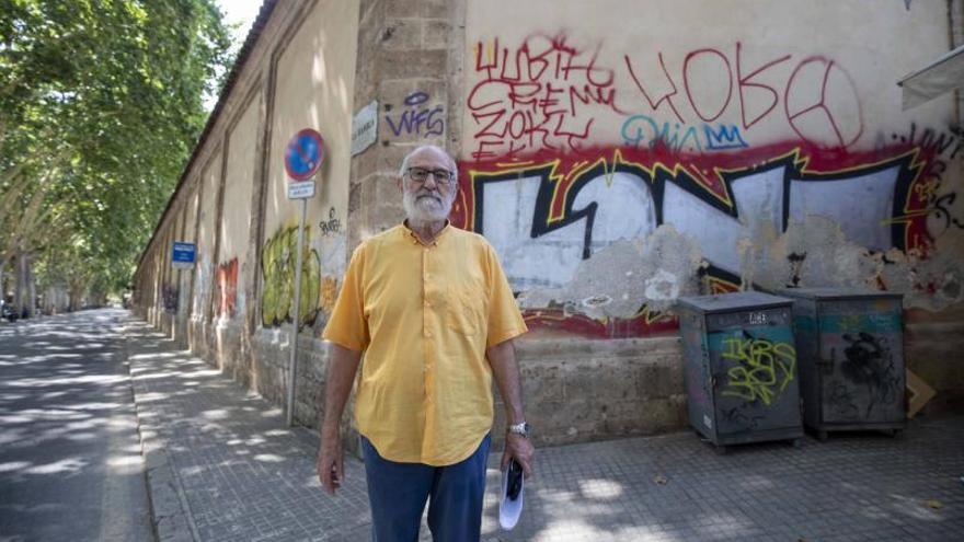 Piden colaboración ciudadana para limpiar de grafitis los muros del convento de Santa Magdalena de Palma