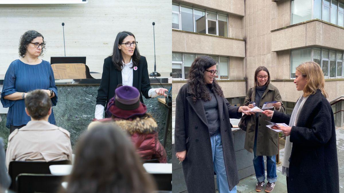 Rosa Crujeiras o Maite Flores se convertirá este miércoles 11 de marzo en la primera rectora de la USC