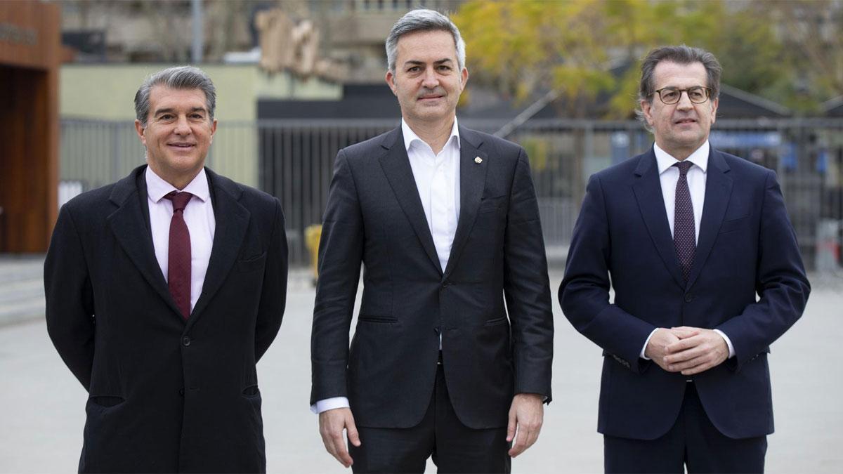 Laporta, Font y Freixa, los tres candidatos a las elecciones del Barça