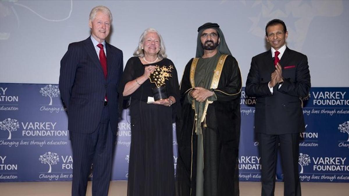 Nancie Atwell, ganadora del premio Nobel de los profesores  en su edición del 2015.