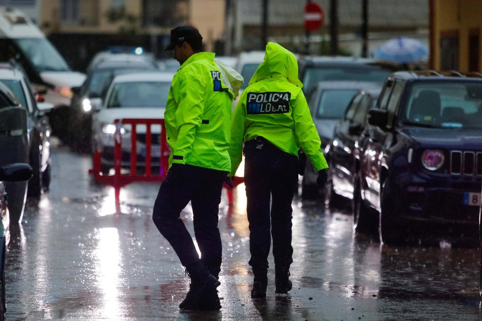 Todas las imágenes de la lluvia en Ibiza