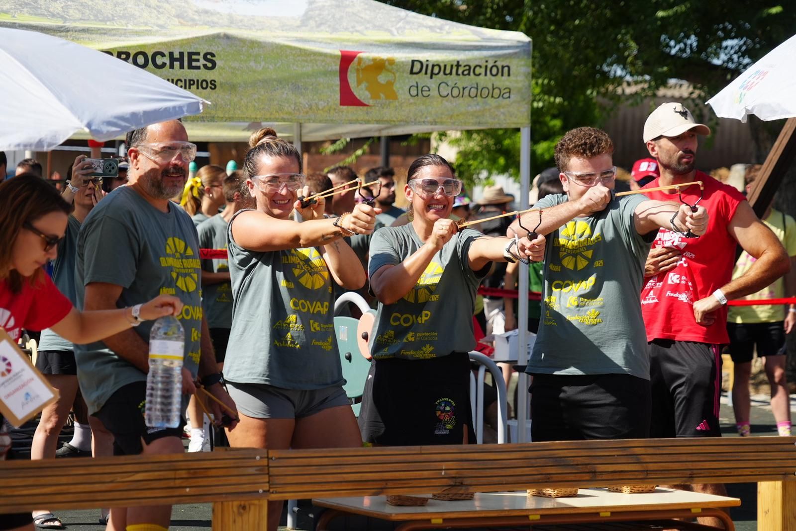 Añora vive una intensa jornada de juegos en las Olimpiadas Rurales