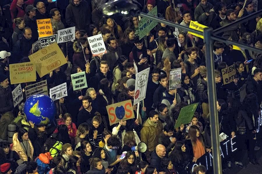 Manifestación en Madrid por la Cumbre del Clima