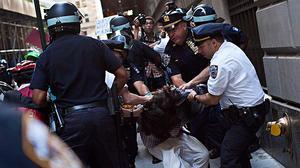 Més d’un centenar d’activistes detinguts a Nova York