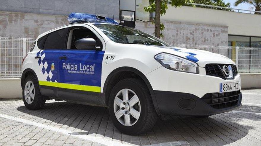 Un vehicle de la Policia de Platja d&#039;Aro