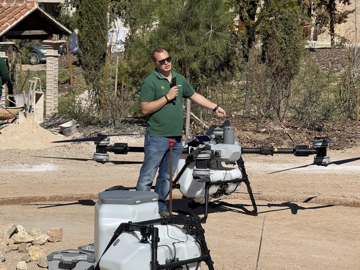 La jornada celebrada en Solebromino mostró el potencial de los drones para analizar cultivos con mayor precisión