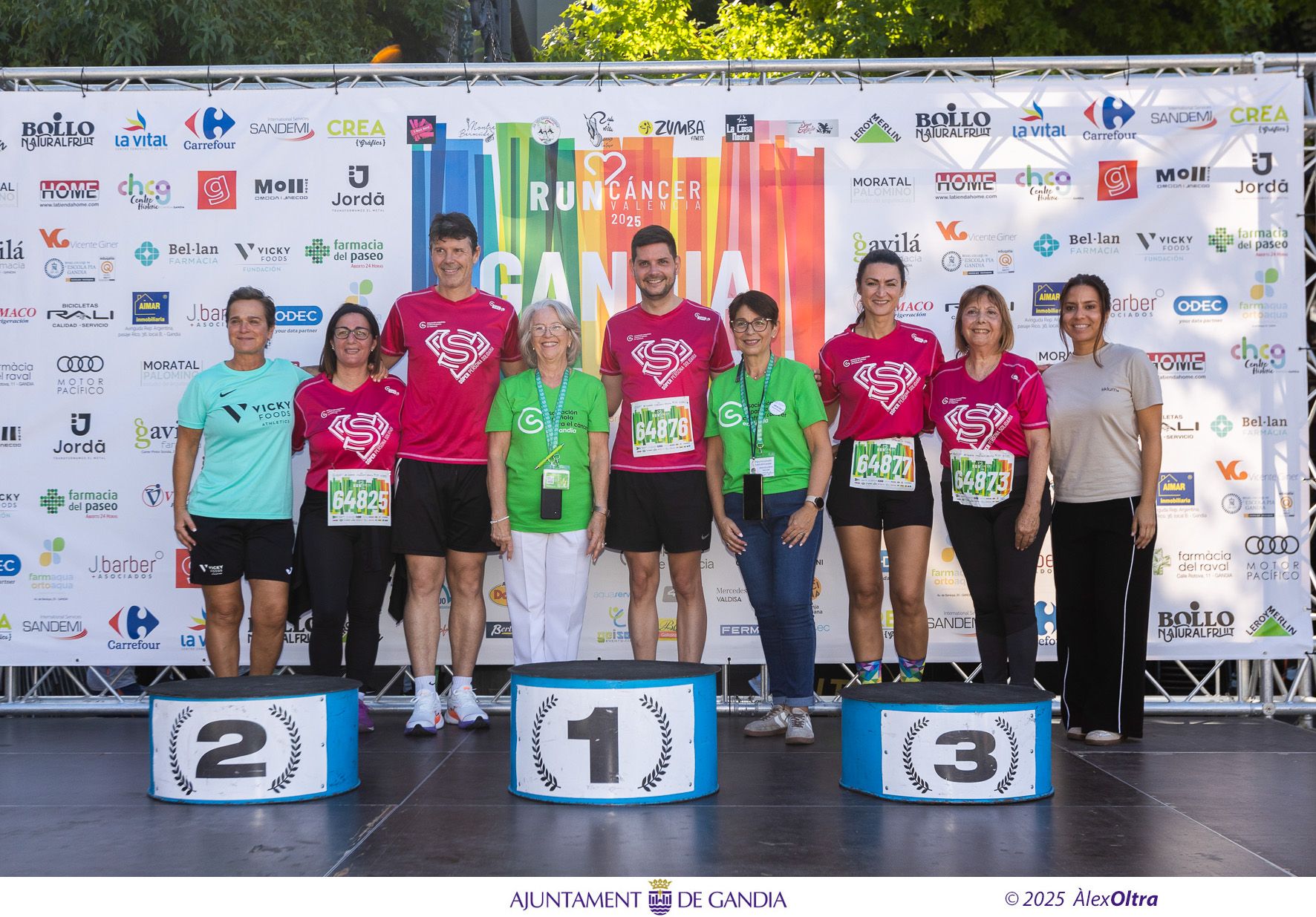 Gandia bate récords de solidaridad en la RunCáncer 2025