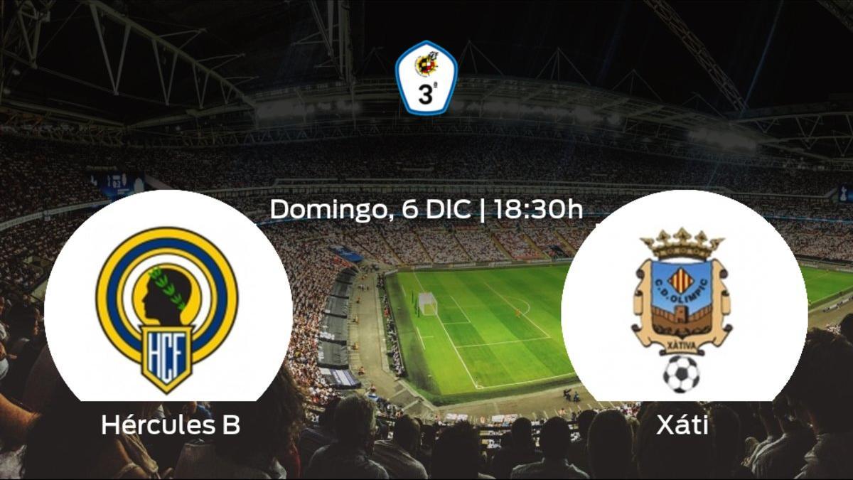 Jornada 7 de la Tercera División: previa del duelo Hércules de Alicante B - Olimpic Xátiva