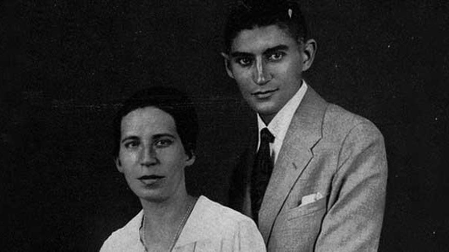 Kafka y Felice Bauer, en una de las pocas imágenes que existen de la pareja.