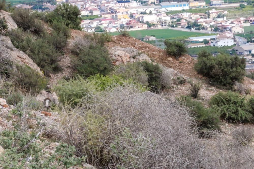 Derrumbe de parte de la Torre Taifal de Orihuela