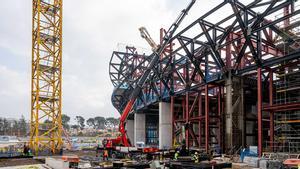 Estado de las obras del Spotify Camp Nou en febrero de 2025