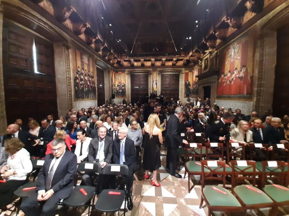 Acto institucional por el 9 d'Octubre en el Palau de la Generalitat