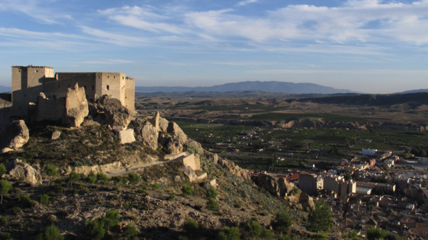 Vista panorámica del Castillo de Mula.