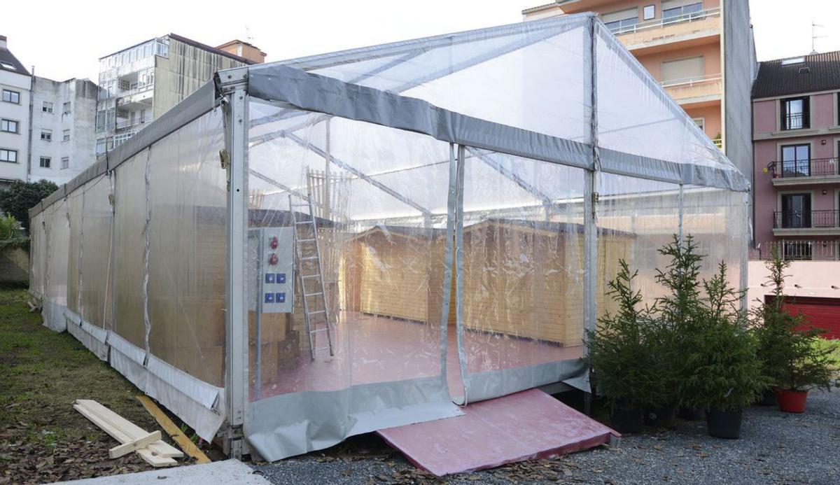 Carpa de la Aldea Gastro.
| Bernabé/Javier Lalín