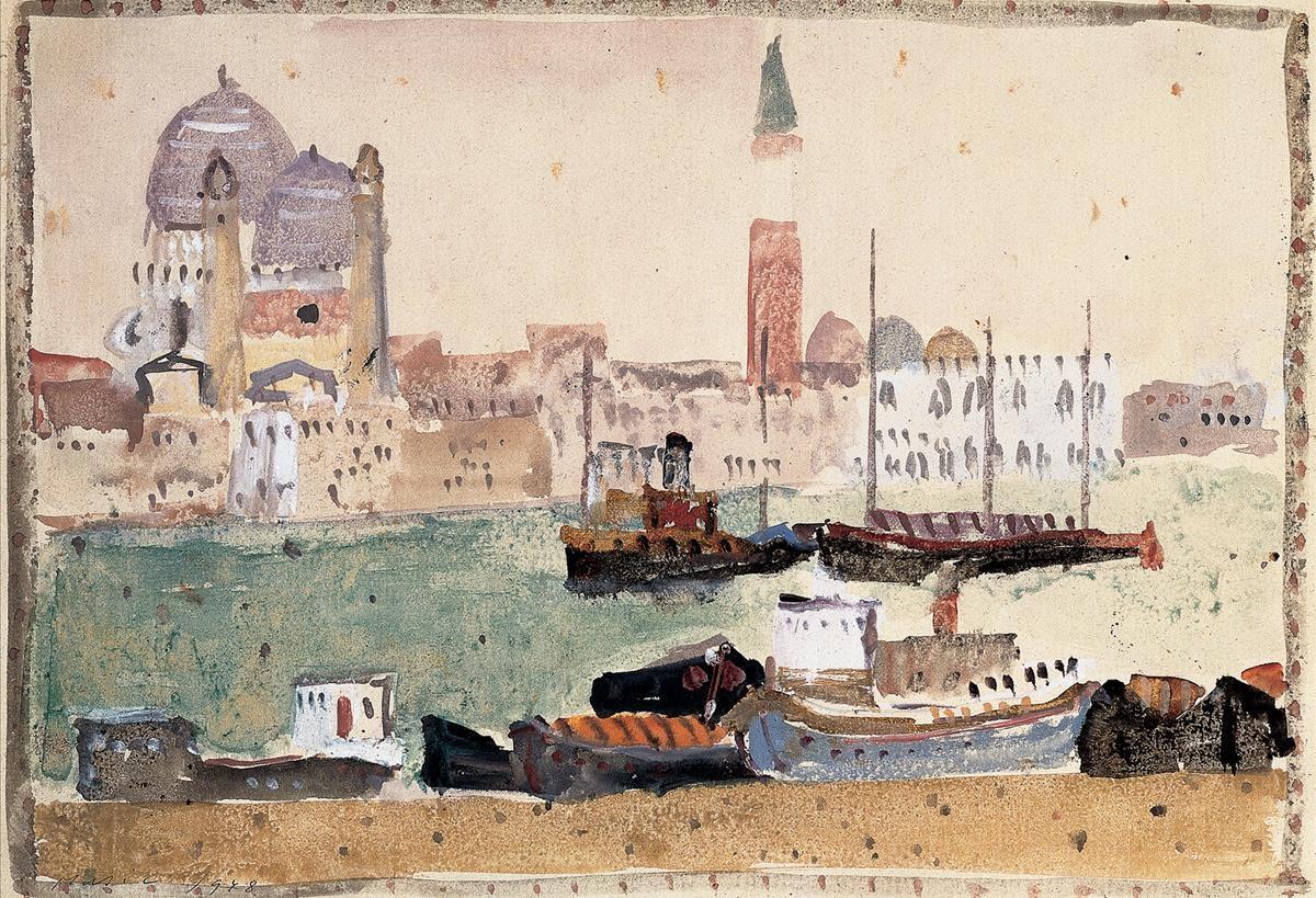 Venecia, pintada por Zoran Music.